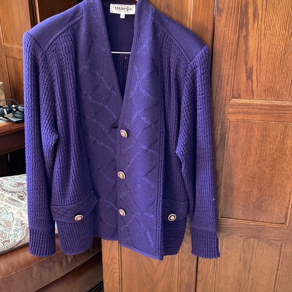 Vintage knit jacket - Picture 1 of 3